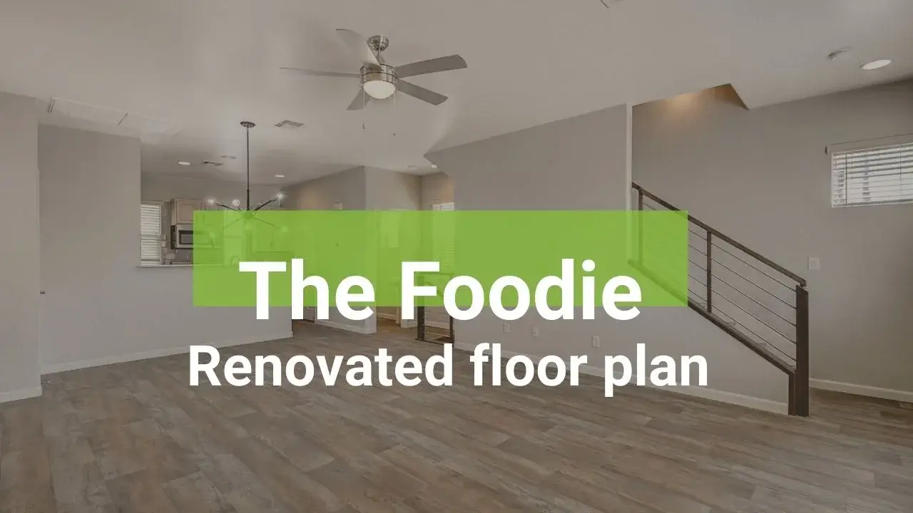 The Foodie - Renovated Floor Plan