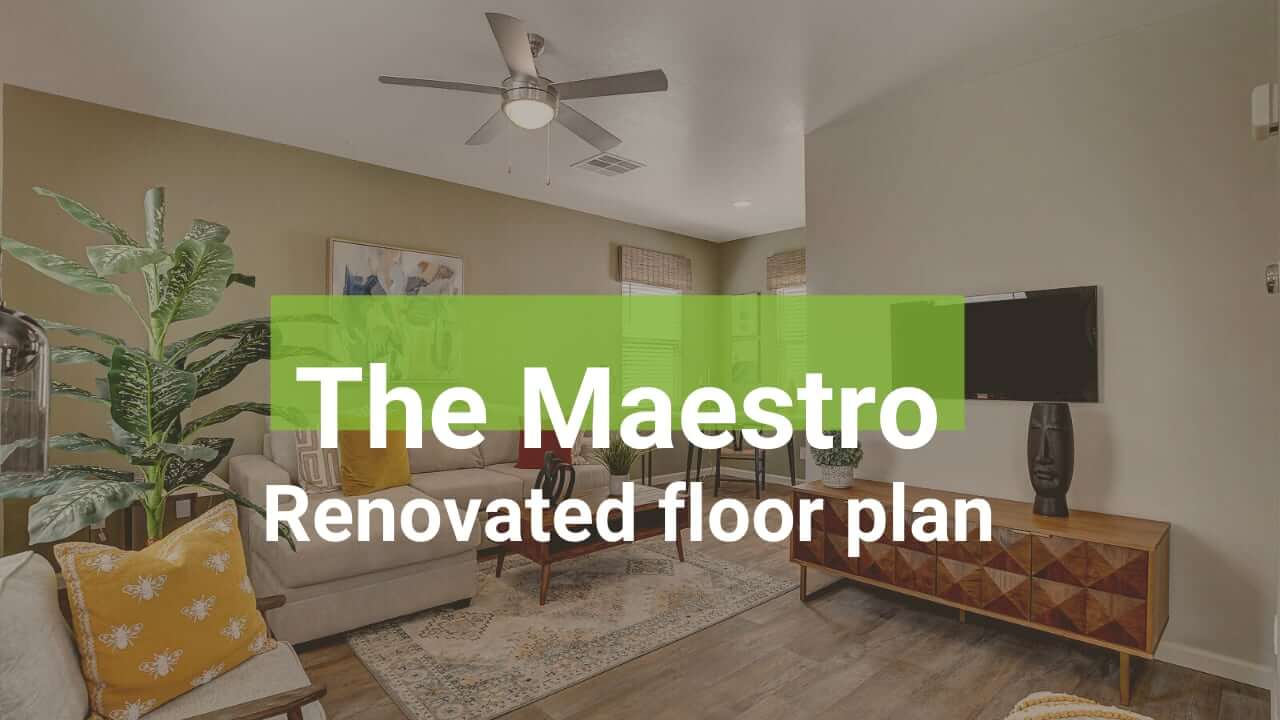 The Maestro - Renovated Floor Plan